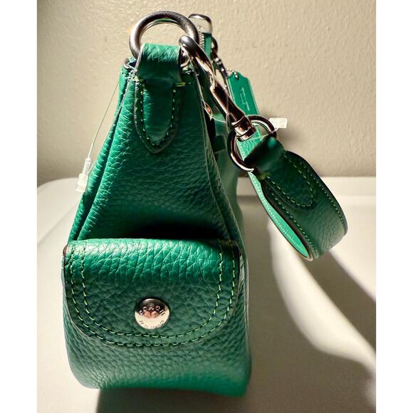 NWT Coach Pennie Shoulder Bag in Shamrock Green - Picture 5 of 9